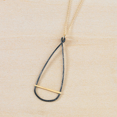 antique oar necklace