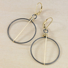 antique striped sweet earrings - Freshie & Zero
 - 1