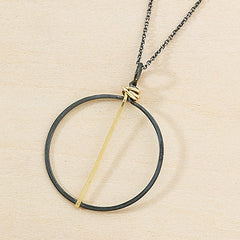 antique striped sweet necklace - Freshie & Zero
 - 1