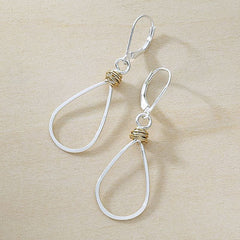 gold swirl teardrop - Freshie & Zero
 - 1