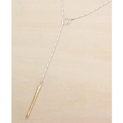 stem lariat - gold bar - Freshie & Zero
 - 1