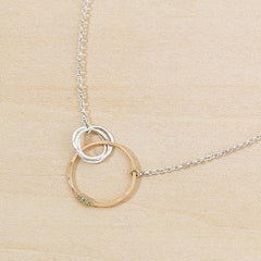 love necklace with three small circles - Freshie & Zero
 - 2