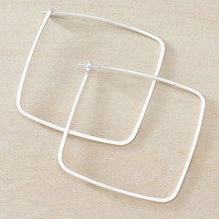 minimal large square hoops - Freshie & Zero
 - 1