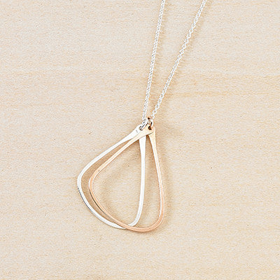 rosey dewdrops necklace