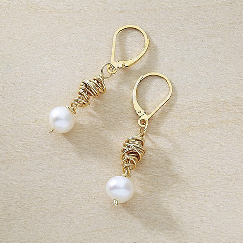 swirl earrings