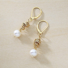 swirl earrings - Freshie & Zero
 - 1