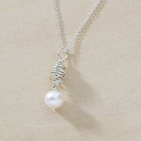 swirl necklace