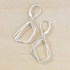 trapezoids earrings - Freshie & Zero
 - 1