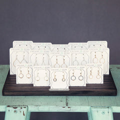 Wood Display for Earring Cards - Freshie & Zero
 - 3