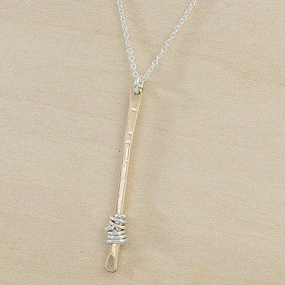 sparky stem necklace