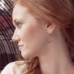 minimal small square hoops - Freshie & Zero
 - 3