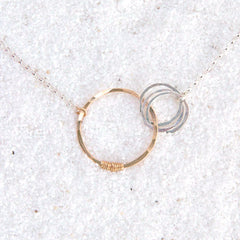 love necklace with three small circles - Freshie & Zero
 - 1