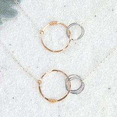 love necklace with two small circles - Freshie & Zero
 - 2