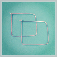 minimal large square hoops - Freshie & Zero
 - 2