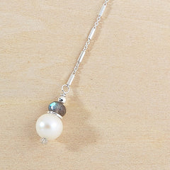 flutter lariat - white - Freshie & Zero
 - 2